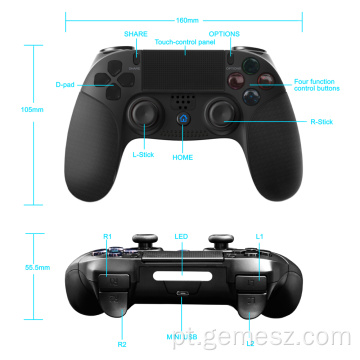 PS4 controlador sem fio Bluetooth compatível com PS3